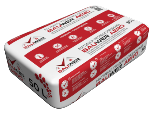 Теплоизоляционная смесь Bauwer Aero (Баувер Аэро) 50 л