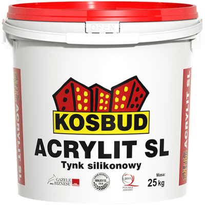 Штукатурка силиконовая KOSBUD ACRYLIT SL, 25 кг