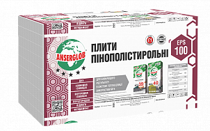 Пінопласт Anserglob EPS-100, 0,5*1,0 м (100 мм)