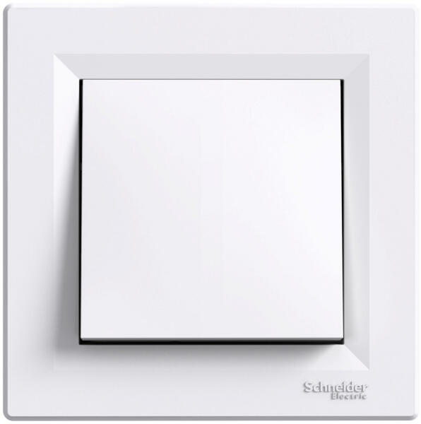 Одноклавішний прохідний вимикач Schneider Electric Asfora EPH0400121, білий