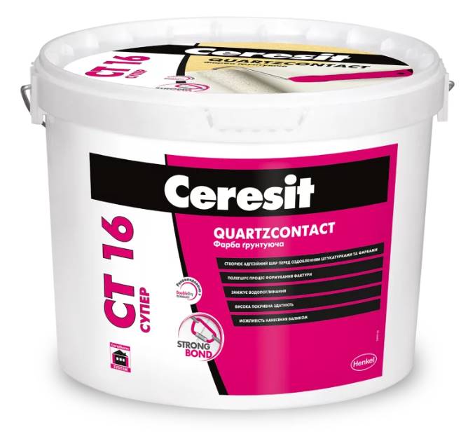Ceresit СТ-16, Фарба грунтуюча, 7 кг / 5 л