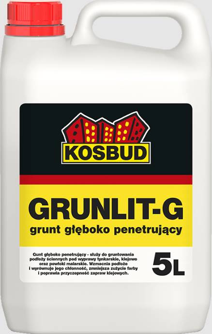 Грунт глубокопроникающий - KOSBUD GRUNLIT-G, 5 л