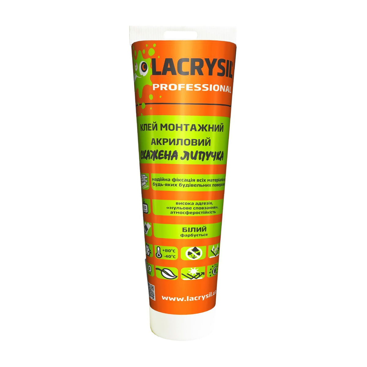 Клей монтажний Lacrysil Скажена Липучка, акриловий, 200 г