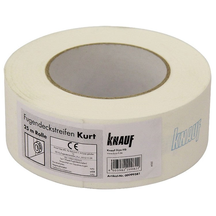 Knauf Fugendeckstreifen Kurt, лента бумажная для швов ГКЛ, 75 м