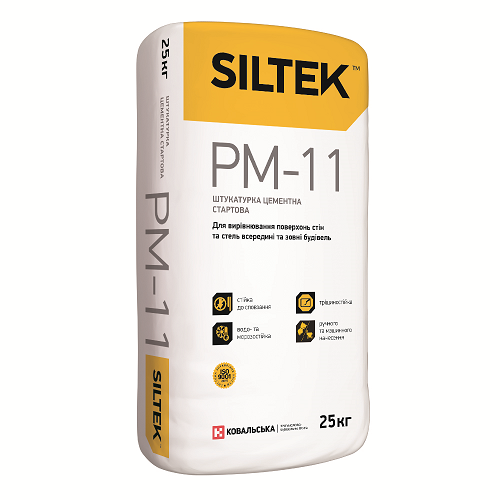 Силтек PМ-11, Штукатурка цементная, 25 кг