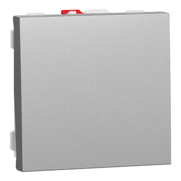 Вимикач 1-кл. внутр. 2-мод. UNICA NEW алюміній Schneider Electric NU320130