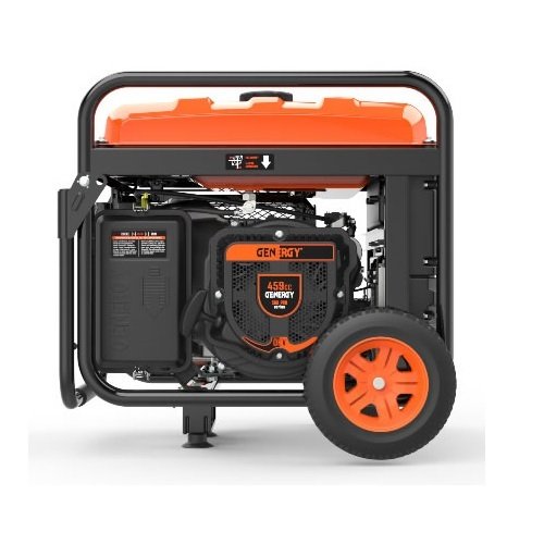 Генератор інверторний GENERGY CRETA RC, 7.5кВт, відкритий, колеса, електростартер