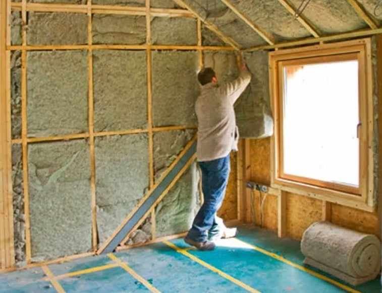 Rockwool Rockroll, базальтовая вата в рулонах, 22 кг/м3
