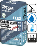 Поліпласт ПП-019 FLEX, еластичний клей для плитки та каменю, 25 кг