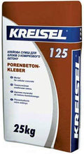 КREISEL 125, Кладочная смесь для ячеистого бетона, 25 кг