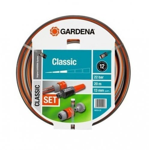 Шланг Gardena Classic 13мм (1/2"), 20 м + комплект д/поливу