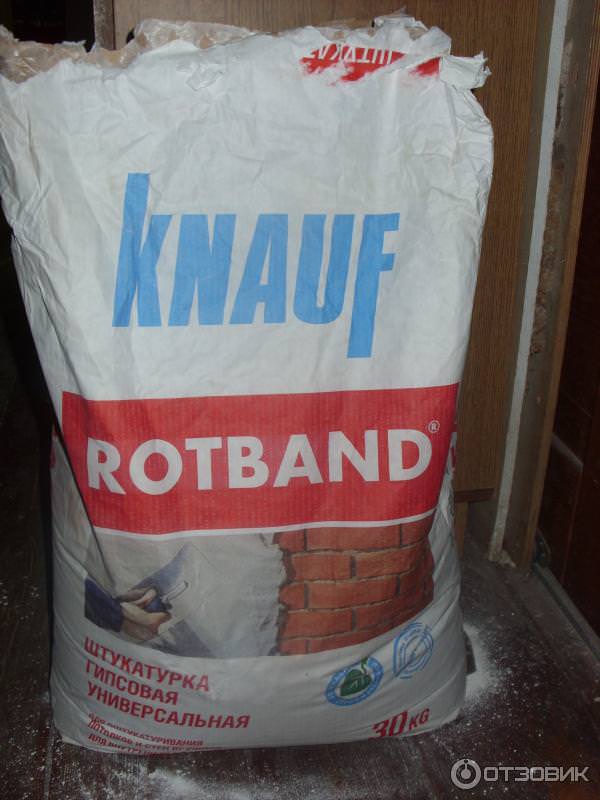 Knauf Rotband штукатурка гипсовая универсальная (5-50 мм), 30 кг