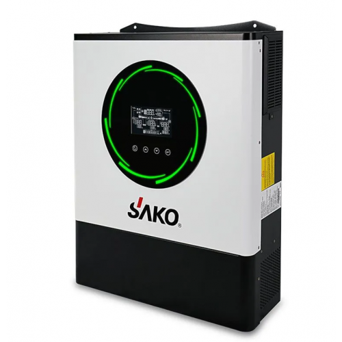 Інвертор гібридний сонячний SAKO Sunpolo, 3in1, 8.2 кВА (8 кВт, 1ф, 48В/230В, dual MPPT, Wi-Fi)