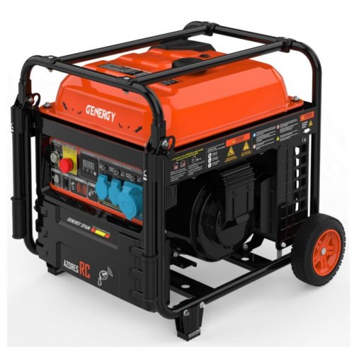 Бензиновий інверторний генератор GENERGY AZORES RC, 10 кВт, 230 В, пульт ДК