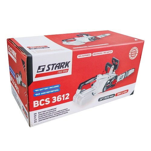 BCS-3612 SET Пила ак. ланцюгова Stark 36Вт (18+18) (2х4А/г + 2 з/п) — додаткове фото