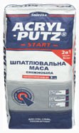 Snezka Acril-Putz Старт + Фініш 2в1 шпаклівка 3-30 мм 2,5 кг