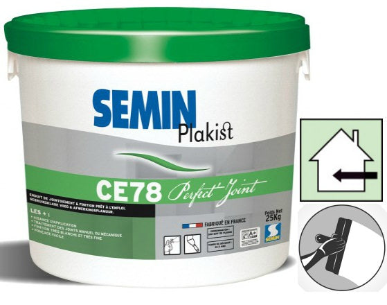 Semin СЕ-78 Plakist Perfect JOINT, готовая шпаклевка, 25кг