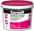 Ceresit CT-95, Готовая шпаклевка с зерном 0,15 мм, 10 л