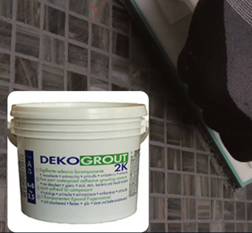 Benfer DEKOGROUT-2K, двокомпонентна епоксидна затирка-клей 1–10 мм