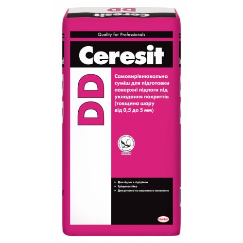 Ceresit DD наливна підлога 0,5-5 мм 25 кг