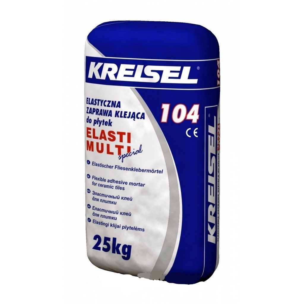 Крайзель Elasti Multi Special 104, для приклеювання плитки, 25 кг