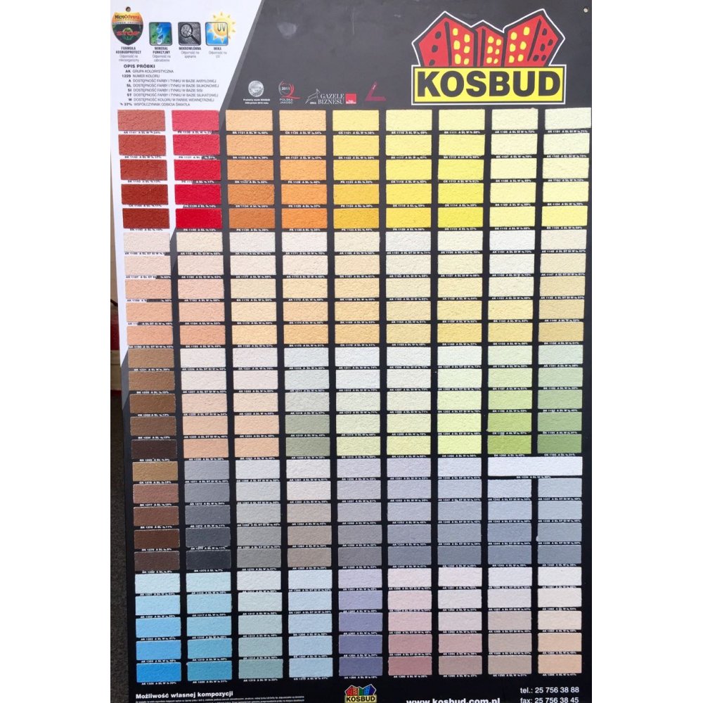 Штукатурка акриловая KOSBUD ACRYLIT, 25 кг