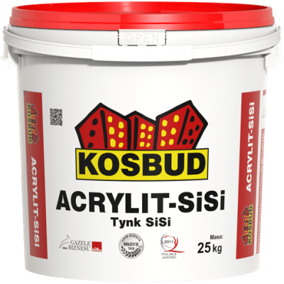 Штукатурка силикатно-силиконовая KOSBUD ACRYLIT SI-SI, 25 кг