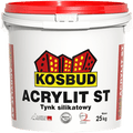 Штукатурка силикатная KOSBUD ACRYLIT SТ, Барашек, База, 25 кг