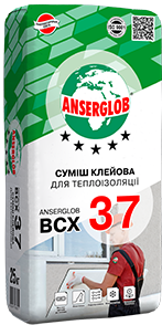 Anserglob BCX 37 - Клей для теплоізоляції, 25 кг