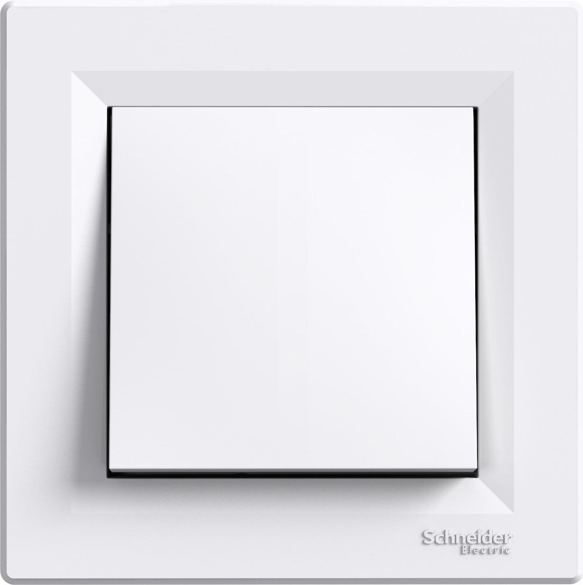 Одноклавішний вимикач Schneider Electric Asfora EPH0100121, білий