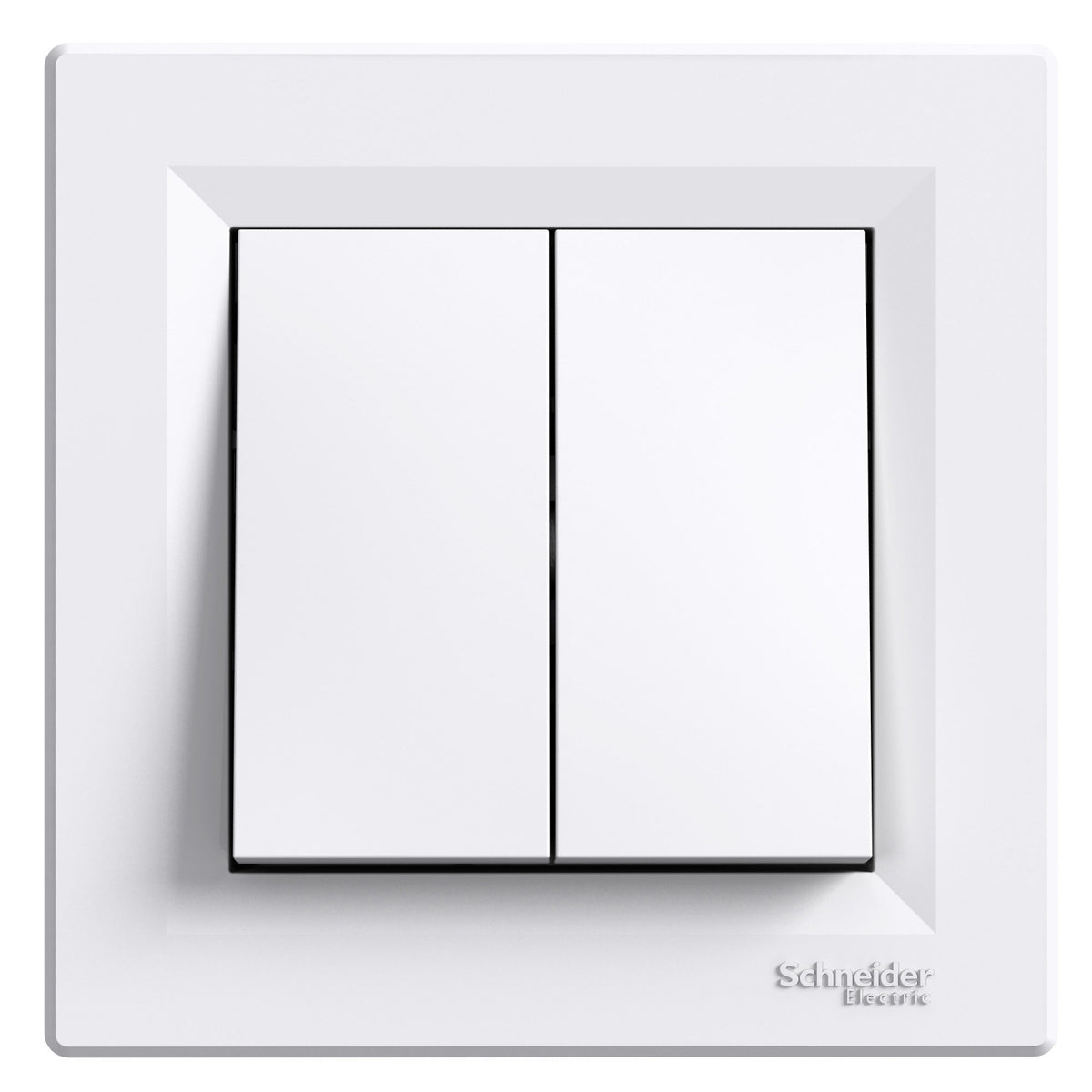 Двоклавішний вимикач Schneider Electric Asfora EPH0300121, білий
