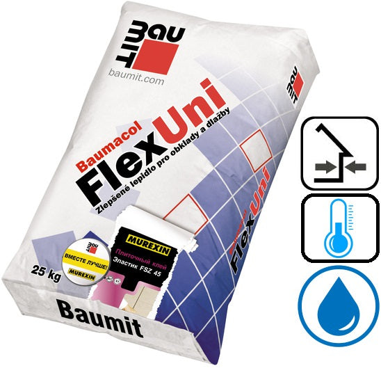 Baumit FlexUni клей для плитки, 25 кг