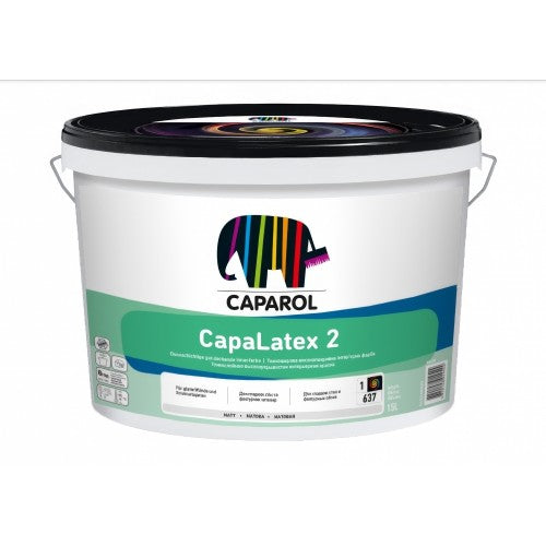 Caparol CapaLatex 2, Універсальна інтер'єрна фарба, 10 л