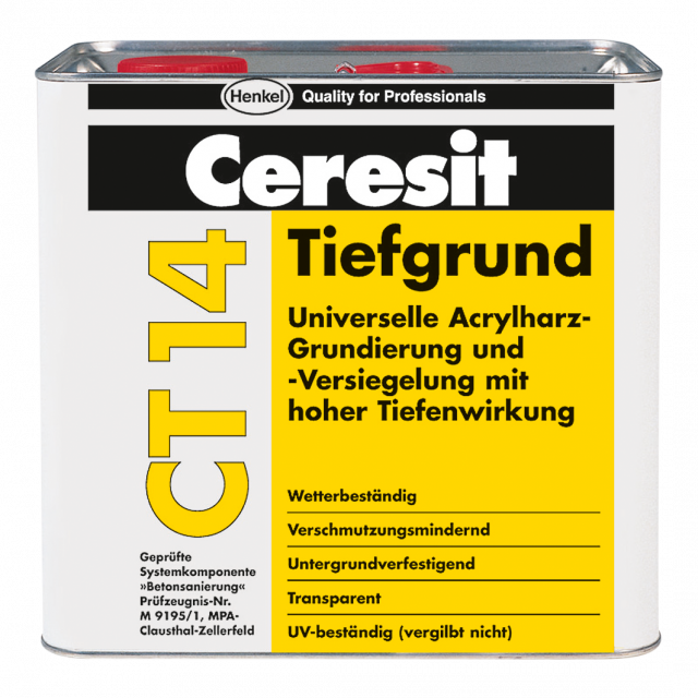 Ґрунтовка Ceresit CT-14 глибокопроникаюча, 5 л