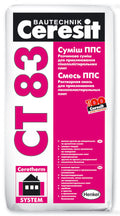 Клей Ceresit CT-83 для пінополістиролу Зима, 25 кг