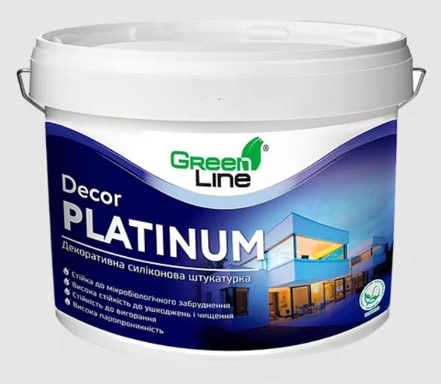 Green Line Decor PLATINUM, Декоративна штукатурка, Короїд, 25 кг зерно 3,0 мм