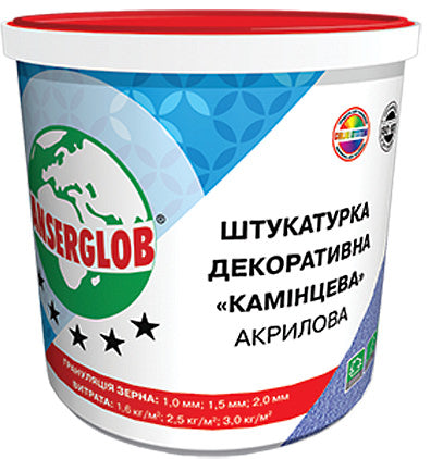 Ансерглоб "Короед" готовая декоративная акриловая штукатурка, 25 кг