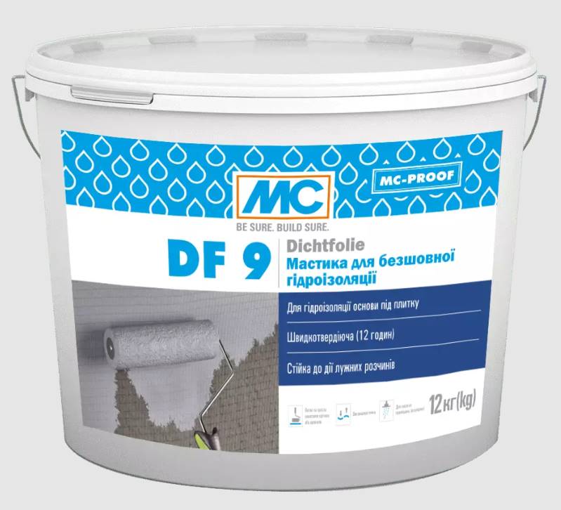 MC-Bauchemie (Ботамент) DF 9, мастика для бесшовной гидроизоляции 5 кг