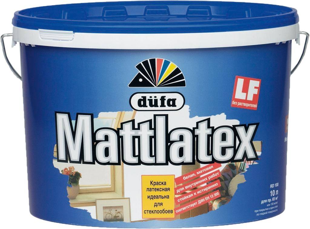 Фарба Дюфа Mattlatex D100 матова біла, 3,5 кг