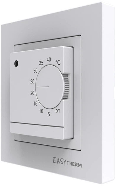 Терморегулятор Easytherm ET-20 білий глянцевий