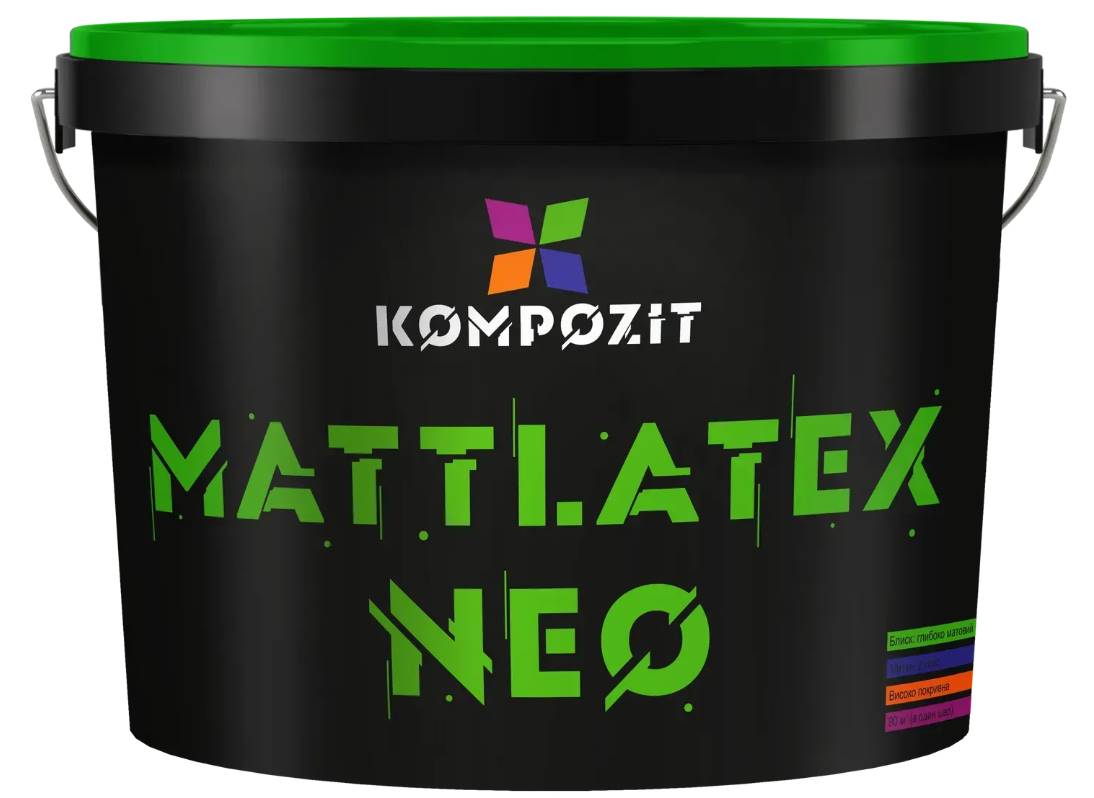Kompozit MATT LATEX NEO, Краска интерьерная, латексная, 1,4 кг