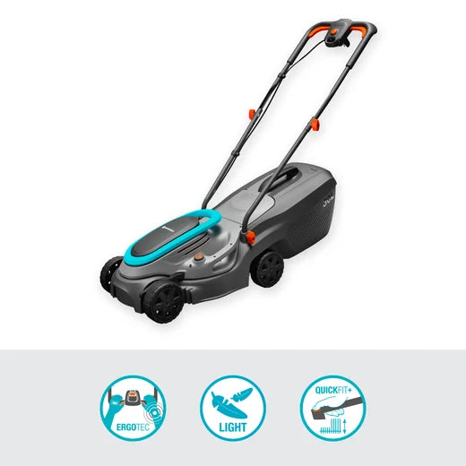 Gardena PowerMax 32/1200 G2 — складна ручка та травозбірник 30 л
