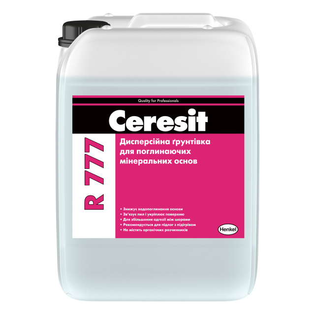 Ґрунтовка Ceresit R-777 глибокопроникаюча, 2л
