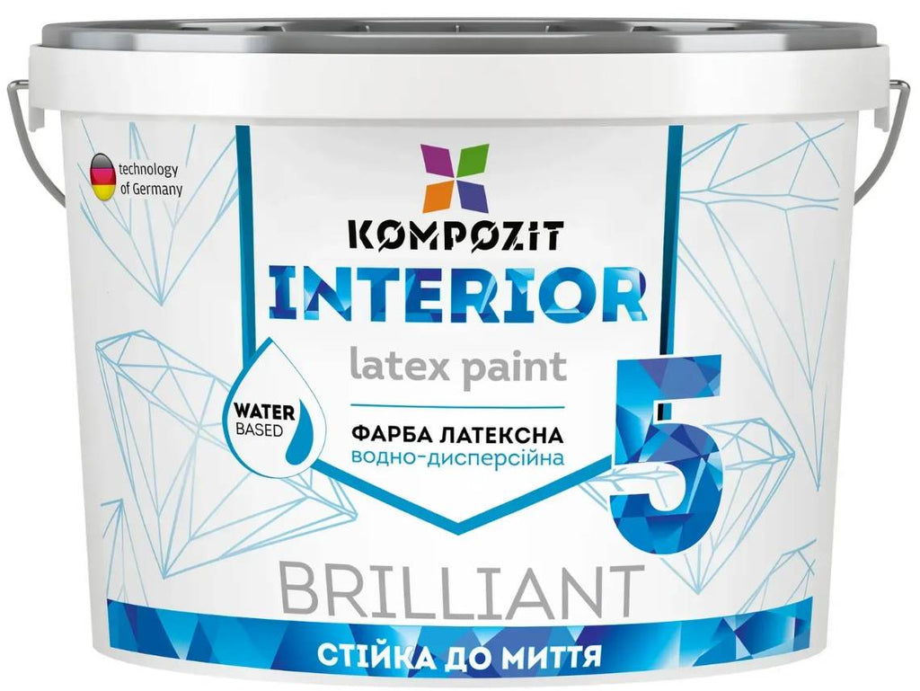 Kompozit INTERIOR 5, краска интерьерная, 1,4 кг