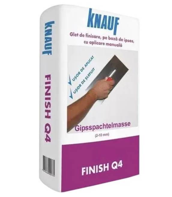 Шпаклівка HP Фініш Q4 (Молдова) гіпсова KNAUF, 25 кг