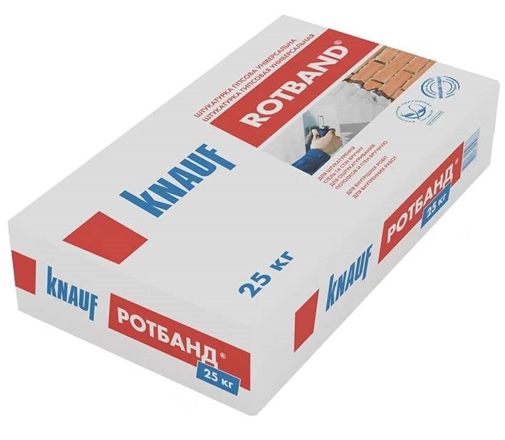 Штукатурка гіпсова Rotband (Ротбанд), 25 кг