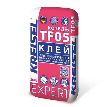 Клейова суміш Kreisel TF-05 Expert, для теплозвукоїзоляциі, Зима, 25 кг