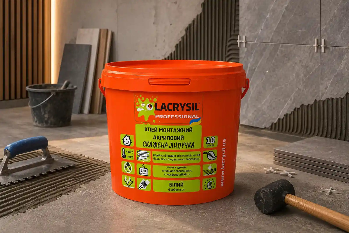 Акриловий клей LACRYSIL «Скажена липучка», 1,2 кг, білий