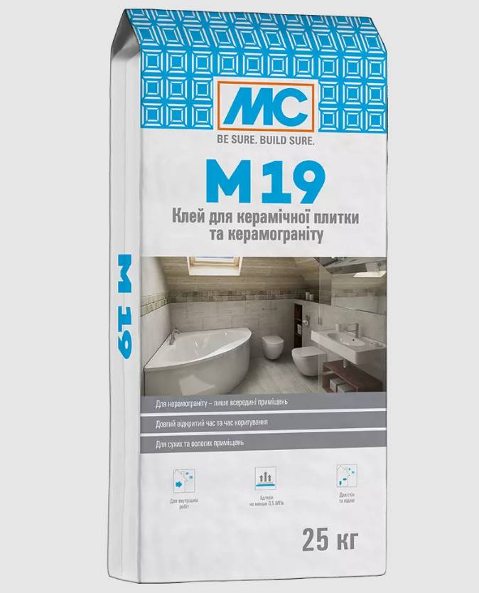 MC-Bauchemie (Ботамент) М-19 Клей для плитки и камня, 25 кг