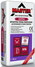 Мастер Изопро (Аналог Rotbandа), штукатурка гипсовая универсальная (до 50 мм), 30 кг